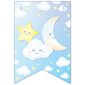 Over de Maan en de Stars Birthday Party Vlaggetjes (Eerste vlag)