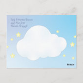 Over de maan en de sterren briefkaart (Achterkant)