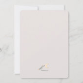 Over de Maan Foto Geboorteaankondiging Aankondiging (Achterkant)