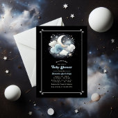 Over de Maan Hemel Baby shower Kaart