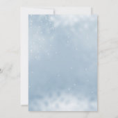 Over de Maan Wolken en Sterren Baby shower Kaart (Achterkant)