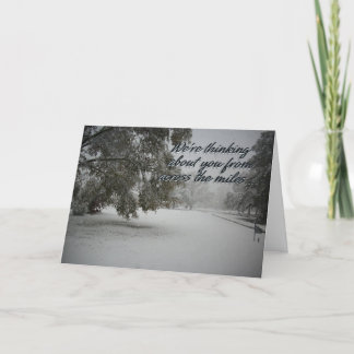 Over de Miles Feestdagen Kaart