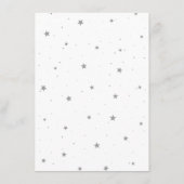 Over de Moon Blue Baby Traits Douche Game Kaart (Achterkant)