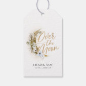 Over de Moon Boho Gold Dust & Clouds Cadeaulabel (Achterkant)