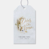 Over de Moon Boho Gold Dust & Clouds Gift Labels Cadeaulabel (Voorkant)