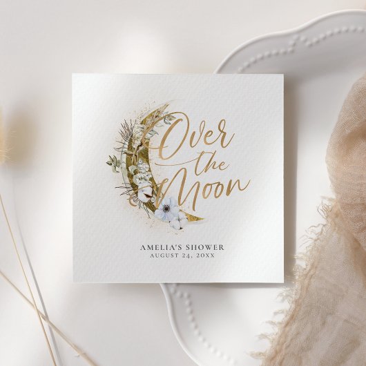 Over de Moon Boho Gold Dust & Clouds Servet