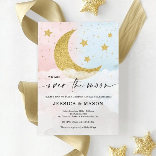 Over de 'Moon Gender' onthullen roze en blauwe uit Programma