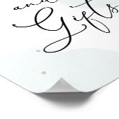 Over de moon Twinkle Star-kaarten en cadeautjes Poster (Hoek)