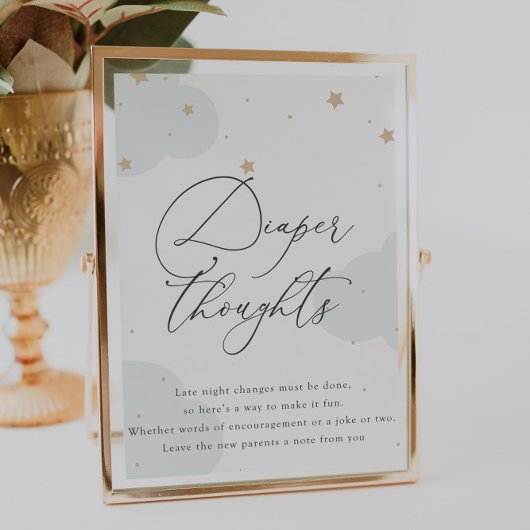 Over de nachtkleppen van de moon Twinkle Star Late Poster