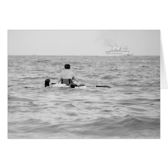 Over de oceaan - Kaart (Voorkant Horizontaal)