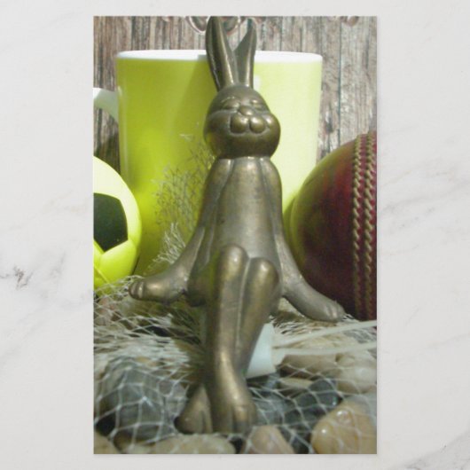 Over de Pitch & Crease: Football Cricket Blend Briefpapier (Voorkant)