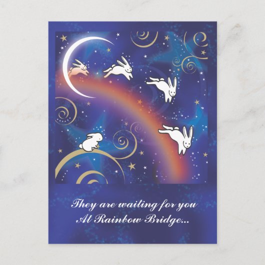 OVER DE RAINBOW BRIDGE BRIEFKAART (Voorkant)