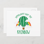Over de regenboog briefkaart (Voorkant / Achterkant)
