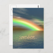 Over de regenboog briefkaart (Voorkant / Achterkant)