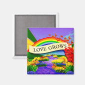 OVER DE REGENBOOG MAGNEET (Voorkant / Achterkant)