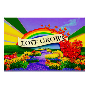 OVER DE REGENBOOG PERFECT POSTER