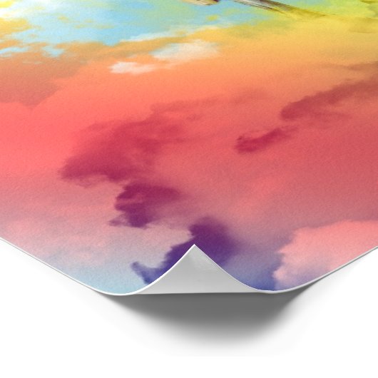 Over de regenboog poster (Hoek)