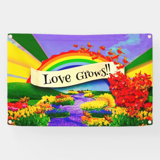 OVER DE REGENBOOG SPANDOEK (Horizontaal)