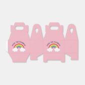 Over de regenboogdag / de douwer bedankdoosjes (Uitgevouwen)