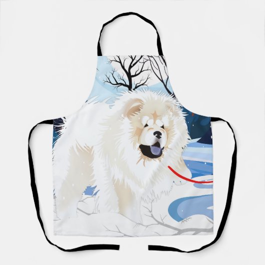 OVER DE RIVER Cream Chow schort (Voorkant)