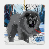 OVER DE RIVIER Black Chow 2023 Ornament (Achterkant)