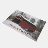 "Over de rivier en door de Bossen" Deurmat (Schuin)