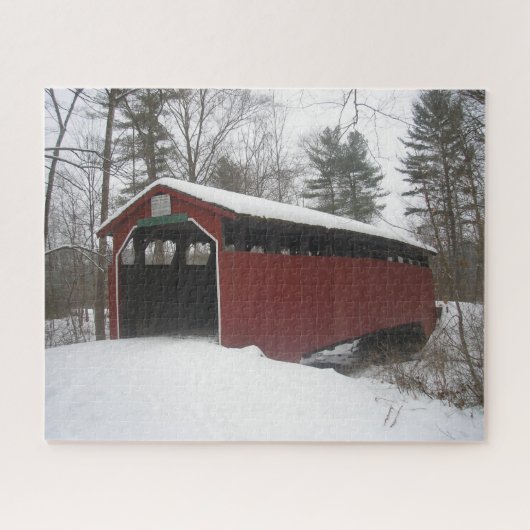 "Over de rivier en door de Bossen" Legpuzzel (Horizontaal)