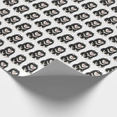 OVER DE RIVIER Fins Lapphund inpakpapier (Hoek)