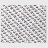 OVER DE RIVIER Red Chow inpakpapier (Vlak)