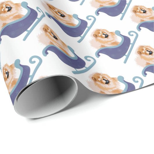 OVER DE RIVIER Red Chow inpakpapier (Rol Hoek)