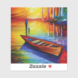 Over de rivier Styx verwijderbaar vinyl Sticker