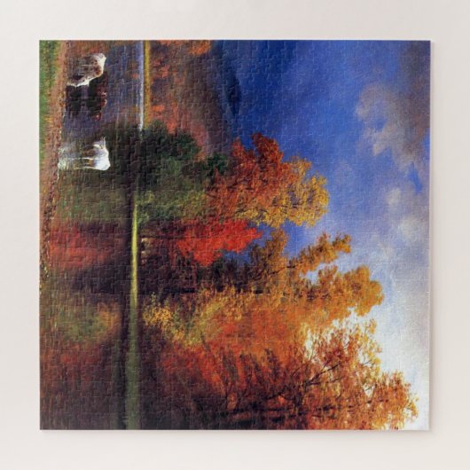 Over de Saco door Albert Bierstadt Legpuzzel (Horizontaal)