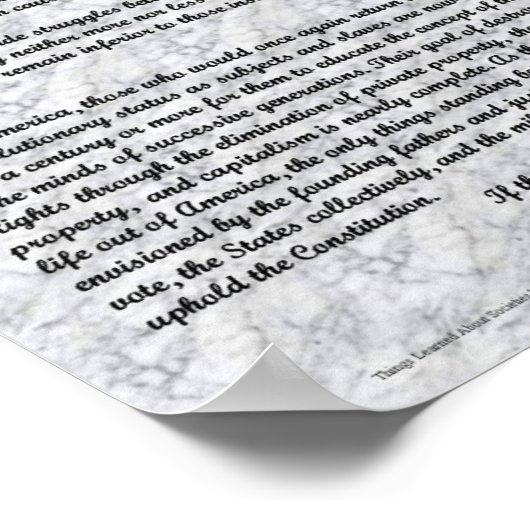 Over de samenleving poster (Hoek)