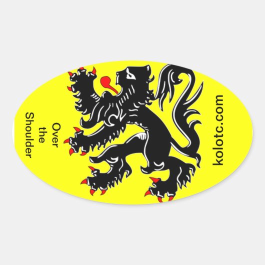 Over de Shoulder-kolotc.com Team Sticker (Voorkant)