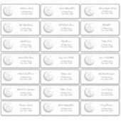 Over de Stickers van het Adres van de Gast van de  (Voorkant)