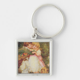 Over de tuinmuur sleutelhanger