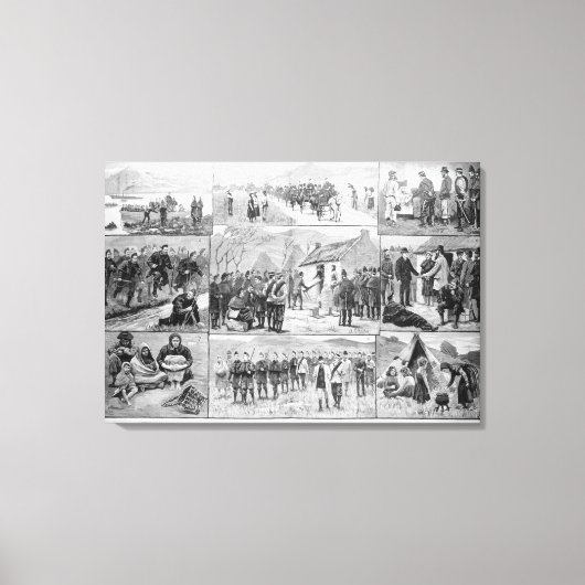 over de uitleveringsplicht in Ierland Canvas Afdruk (Voorkant)