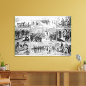 over de uitleveringsplicht in Ierland Canvas Afdruk (Insitu (Woonkamer))