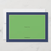 Over de uitnodiging tot het groene Golf (Achterkant)