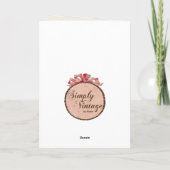 over de  voortplanting in de Moederdag Kaart (Achterkant)