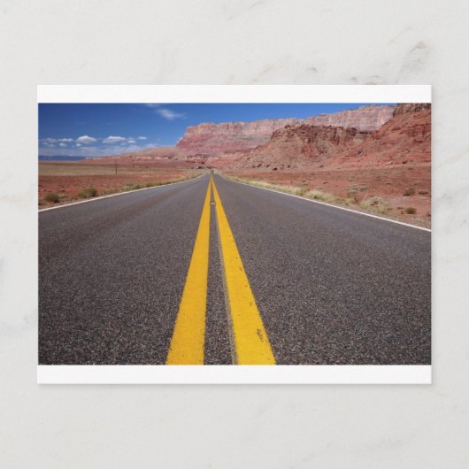 OVER DE WEG BRIEFKAART (Voorkant)