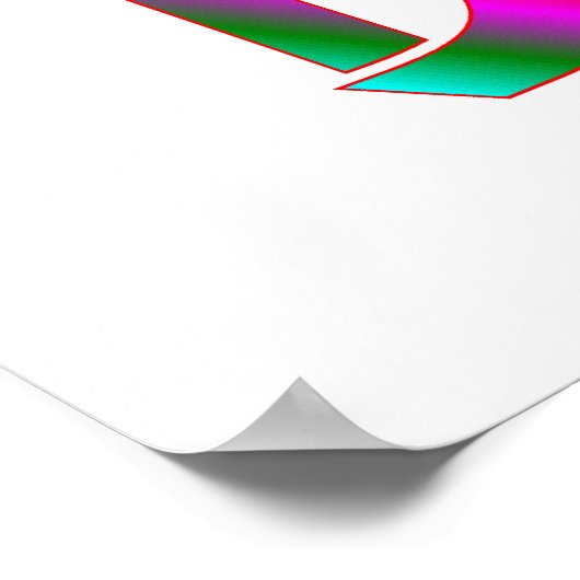 Over Disco Poster (Hoek)