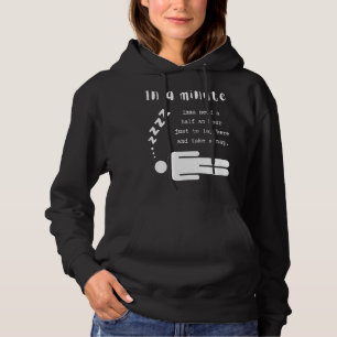 Over een minuut heeft Imma een half uur nodig om e Hoodie
