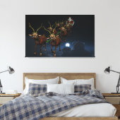 over een missie met een kerstmuur canvas afdruk (Insitu (Slaapkamer))