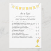 Over en Onder Spel Teddybeer en Honing Kaart (Voorkant)