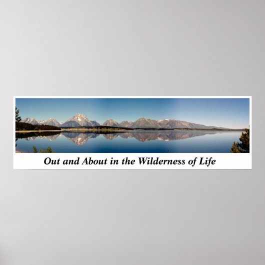 Over en weer in de wilde natuur poster (Voorkant)