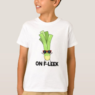 Over Fleek Funny Veggie Leek Pun T-shirt