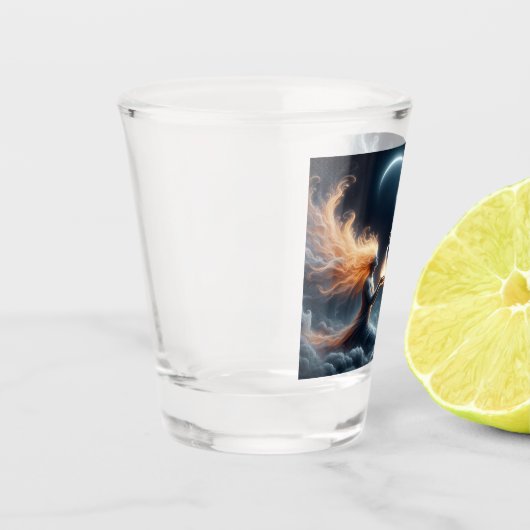 Over Flowith  Shot Glas (Links)