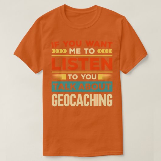 Over Geocaching T-shirt (Design voorkant)