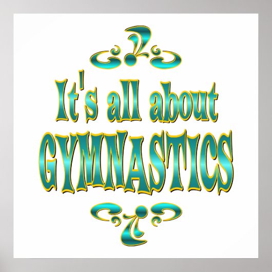 OVER GYMNASTICA POSTER (Voorkant)